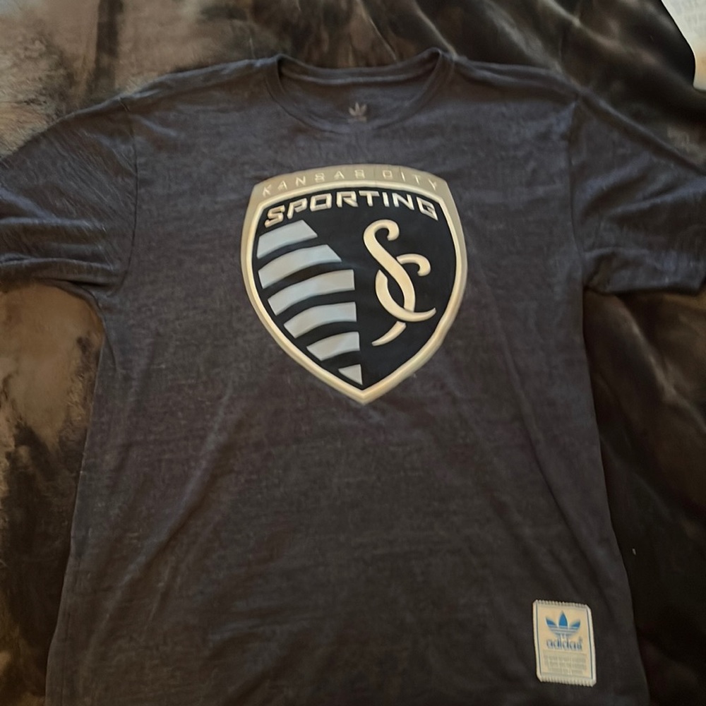 Sporting KC Adult Small T Shirt - ADIDAS